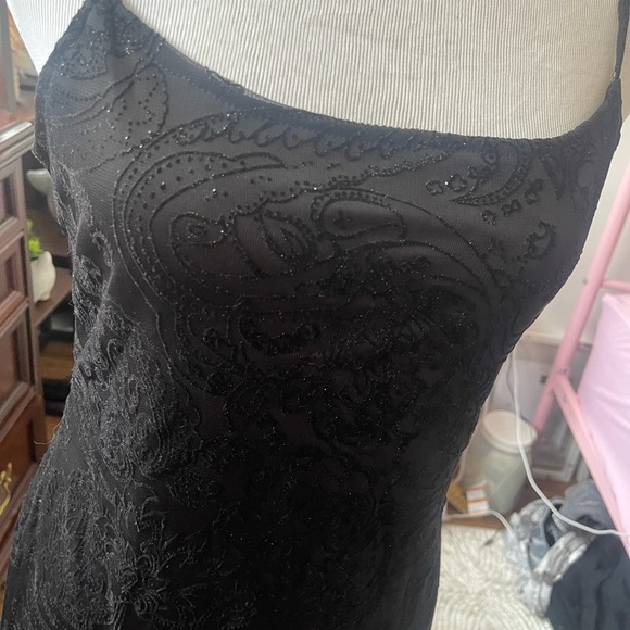 Vintage Sparkle Black Dress - Picture 2 of 9